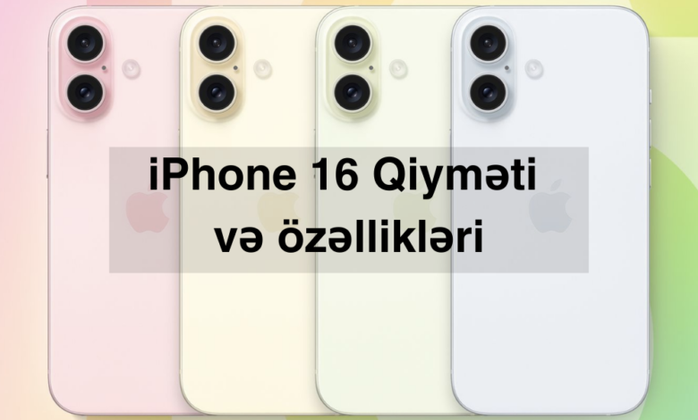 iphone 16 qiymeti